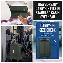 IZOD Mateo 20" Carry-On Hardside Luggage with Spinner Wheels