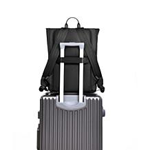 IZOD Milan Modern Roll-Top Travel Carry-On Backpack