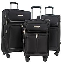 IZOD River 3pc Expandable Luggage Set with Lock | HSN