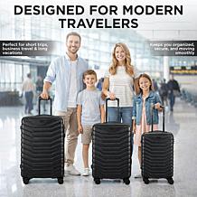 Izod Phantom 3-Piece Hard Shell Spinner Luggage Set