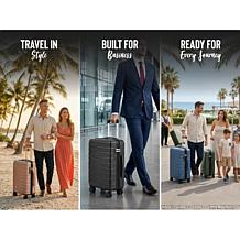 IZOD Zane 20" Carry-On Hardside Luggage with Spinner Wheels & Lock