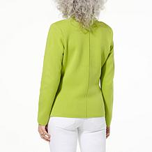 Jaclyn Smith Sweater Knit Blazer
