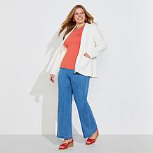 Jaclyn Smith Sweater Knit Blazer