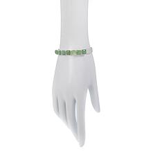Jay King 8-Stone Chrysoprase Sterling Silver Cuff Bracelet