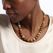 Jay King African Rainbow Chalcedony 18" Beaded Necklace