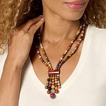 Jay King African Rainbow Chalcedony 2-Strand 18-1/4" Necklace