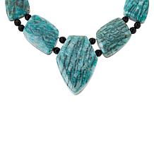 Jay King Chalcedony, Amazonite and Lapis Reversible Necklace