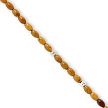 Jay King Chilean Turquoise and Jarosite Pendant with Beaded Necklace