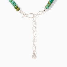 Jay King Chilean Turquoise Pendant Beaded Necklace