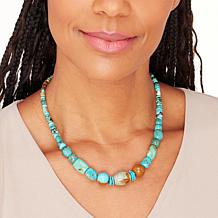 Jay King Collector's Special Edition Multi-Turquoise Bead Necklace