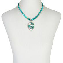 Jay King Gallery Collection Campo Frio Turquoise Pendant with Necklace