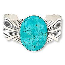 Jay King Gallery Collection Chilean Turquoise Oval Cuff Bracelet