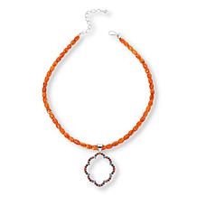 Jay King Gallery Collection Multi Shell and Turquoise Pendant-Necklace