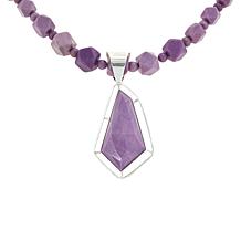 Jay King Gallery Collection Phosphosiderite Pendant with Bead Necklace