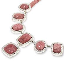 Jay King Gallery Collection Sterling Silver Rhodochrosite 18" Necklace