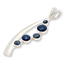 Jay King Gallery Collection Sterling Silver Sapphire Pendant