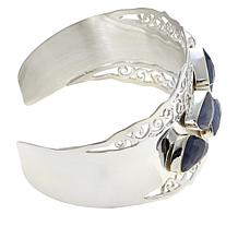 Jay King Gallery Collection Sterling Silver Tanzanite Cuff Bracelet
