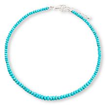Jay King Sterling Silver Maidenhair Turquoise Bead 18