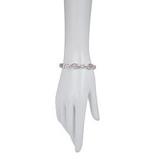 Jay King Kunzite and Cloudy Mountain Turquoise Link Bracelet