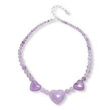 Jay King Lavender Amethyst Sterling Silver Necklace