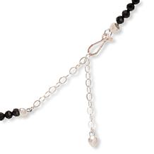 Jay King Malachite and Midnight Chalcedony Pendant with Necklace