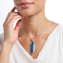 Jay King Milpillas Azurite Malachite SS Pendant
