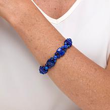 Jay King Multi-Shape Lapis Bead Stretch Bracelet