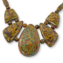 Jay King Multicolor Congolese Flower Calcite 18" Necklace