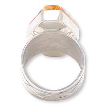 Jay King Multicolor Spiny Oyster Doublet Inlay Ring