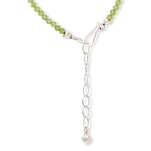 Jay King Peridot Beaded Necklace with Campitos Turquoise Pendant