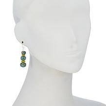 Jay King Ruby in Fuchsite and Korean Serpentine Beaded Earrings