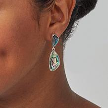 Jay King Sterling Silver Abalone Shell Drop Earrings