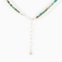 Jay King Sterling Silver Alicia Turquoise Beaded Necklace with Pendant