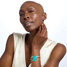Jay King Sterling Silver Amazonite Cuff Bracelet