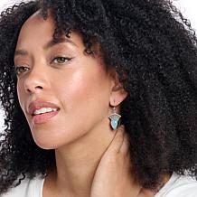 Jay King Sterling Silver Aquamarine Drop Earrings