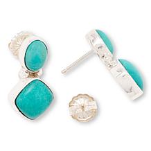 Jay King Sterling Silver Baja Turquoise Earrings