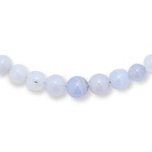 Jay King Sterling Silver Blue Chalcedony Bead 18" Necklace