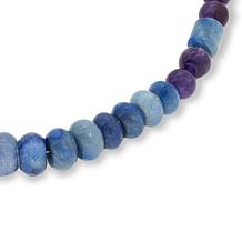 Jay King Sterling Silver Blue Quartz and Amethyst Bead 18" Necklace