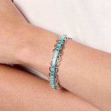 Jay King Sterling Silver Campitos Turquoise Cuff Bracelet