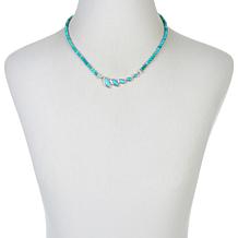 Jay King Sterling Silver Campitos Turquoise Necklace