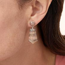 Jay King Sterling Silver Cat's Eye Moonstone Drop Earrings