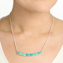 Jay King Sterling Silver Chilean Turquoise Chain Necklace