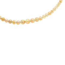 Jay King Sterling Silver Ethiopian Multicolor Honey Opal Bead Necklace