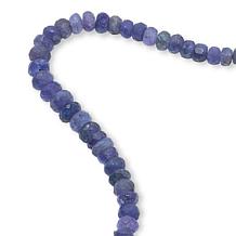 Jay King Sterling Silver Faceted Tanzanite Bead Necklace