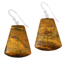 Jay King Sterling Silver Golden Quartzite Drop Earrings
