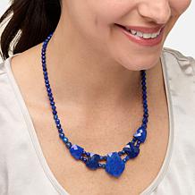 Jay King Sterling Silver Lapis 18" Necklace