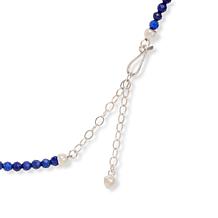Jay King Sterling Silver Lapis Pendant with Beaded Necklace