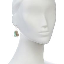Jay King Sterling Silver Multicolor Boulder Variscite Drop Earrings