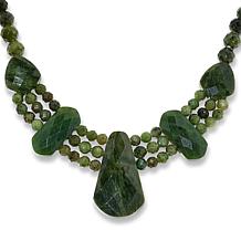 Jay King Sterling Silver Nephrite Jade 18" Necklace