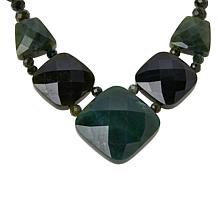 Jay King Sterling Silver Nephrite Jade Reversible Necklace